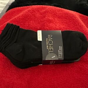 Rachel Men's Classic Black Socks - 10 Pairs